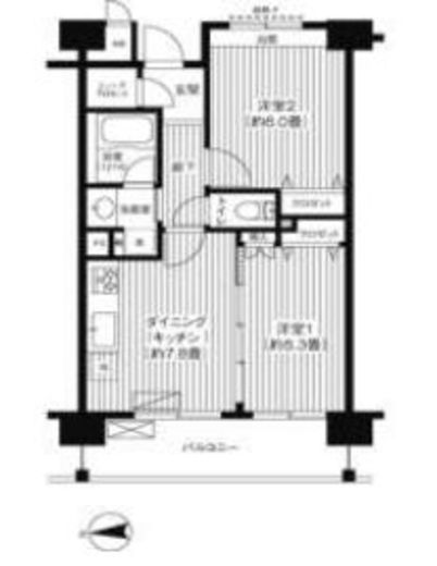 ピエス綱島 239 間取り図