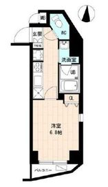 エースハイツ森下 5階 間取り図