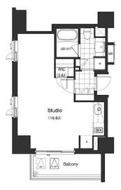 アパートメンツタワー六本木 503 間取り図