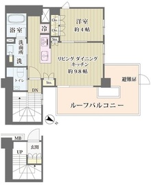 IBIS市ヶ谷 (アイビス市ヶ谷) 601 間取り図