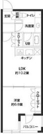 パークキューブ銀座イースト 403 間取り図