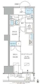 パークアクシス品川天王洲アイル 607 間取り図