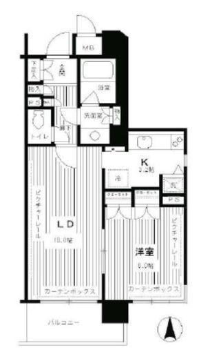 クラッサ元住吉 3階 間取り図