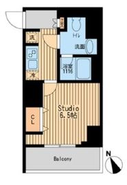 プルス上十条 501 間取り図
