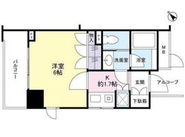 クオリア銀座 7階 間取り図