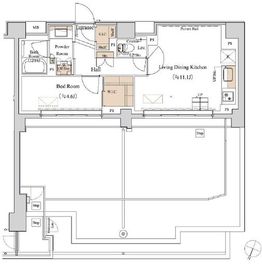 ブランシエスタ西馬込 608 間取り図