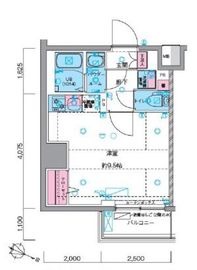 GENOVIA瑞江 (ジェノヴィア瑞江) 104 間取り図