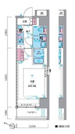 GENOVIA瑞江 (ジェノヴィア瑞江) 103 間取り図