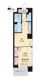 ユンパーク木場 705 間取り図