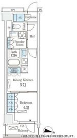 ロイヤルパークス赤羽サウス 204 間取り図