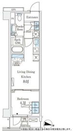 ロイヤルパークス赤羽サウス 206 間取り図
