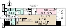 エクセレントシティ本厚木駅前 5階 間取り図