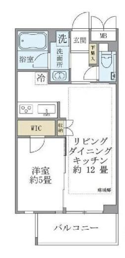 カールスルーエ吉祥寺 202 間取り図