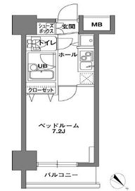 KDX岩本町レジデンス 1002 間取り図