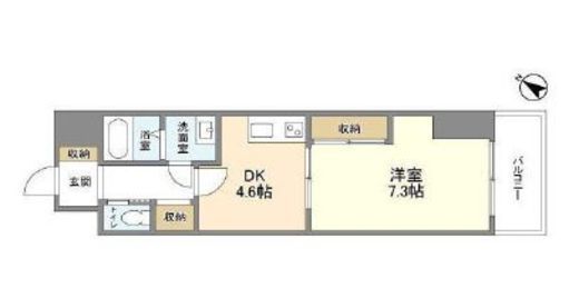 オーキッドレジデンス板橋 1405 間取り図