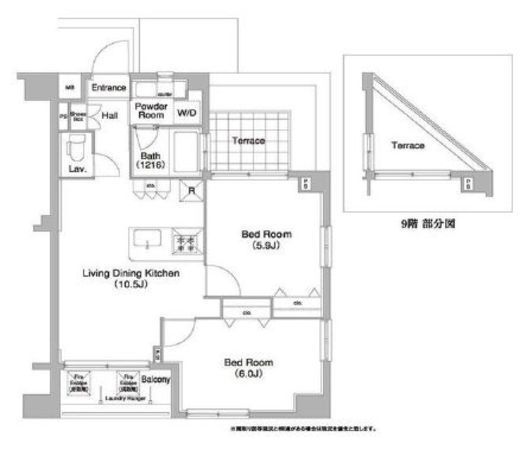 コンフォリア本所吾妻橋 801 間取り図