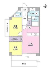 ディアレンス高島台 201 間取り図