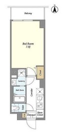 ラ・メゾン川崎六番館 712 間取り図