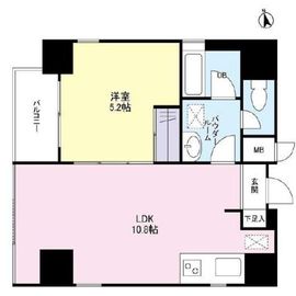 ミュールメゾン西新宿 1001 間取り図