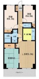 ガーデンシティ金沢文庫 1008 間取り図