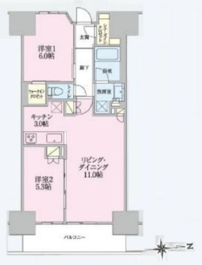 トラープランド翠命館 1006 間取り図