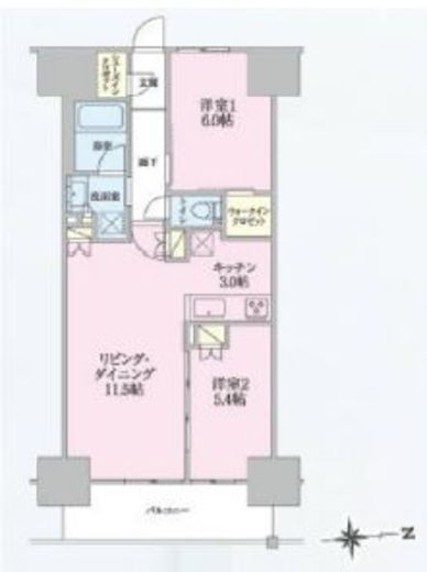 トラープランド翠命館 1103 間取り図