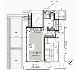 ベルジュ三田 2901 間取り図