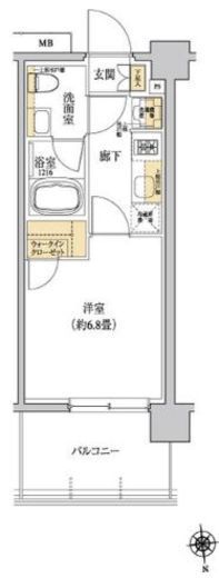 Gracia Fit天王町 202 間取り図