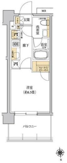 Gracia Fit天王町 304 間取り図