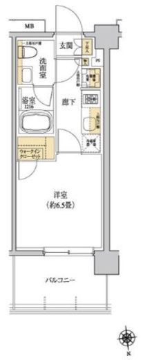 Gracia Fit天王町 505 間取り図