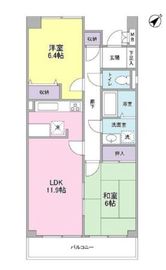 プロスパー世田谷 A302 間取り図