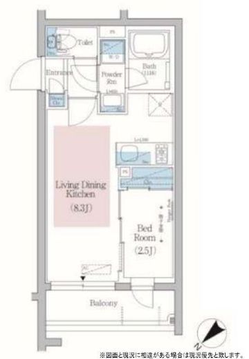 アーバネックス文京小石川 405 間取り図