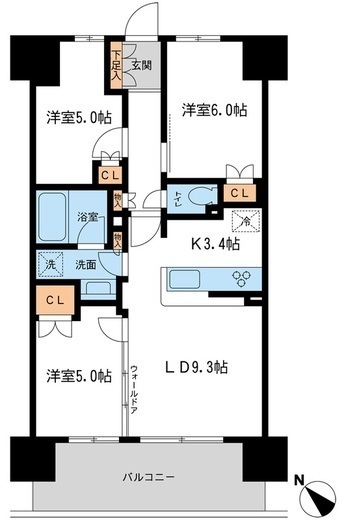 BLESS宮崎台 (ブレス宮崎台) 905 間取り図