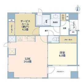 ミオカステーロ浅草橋 4階 間取り図