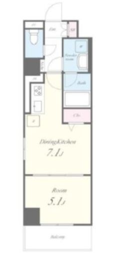 hygge+ 701 間取り図