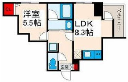 GRAN PASEO西日暮里 (グランパセオ西日暮里) 203 間取り図