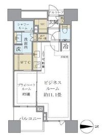 ドゥ・トゥール 52階 間取り図
