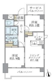 プレミアコンフォート西荻窪 218 間取り図