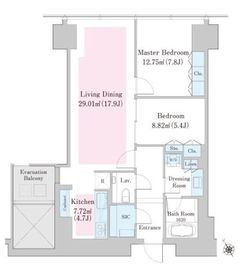 ラ・トゥール新宿ファースト 2009 間取り図