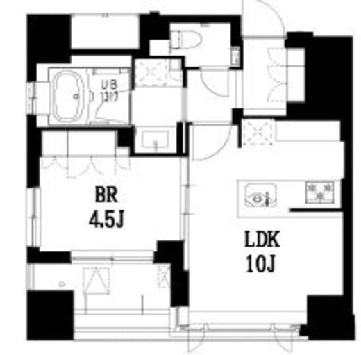イーストコート中野 8階 間取り図