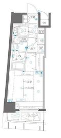 ZOOM横浜関内 4階 間取り図
