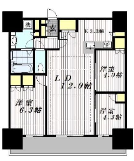 THE TOWER JUJO (ザ・タワー十条) 10階 間取り図