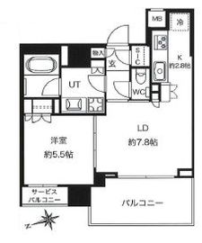 ミッドレジデンス文京 12階 間取り図