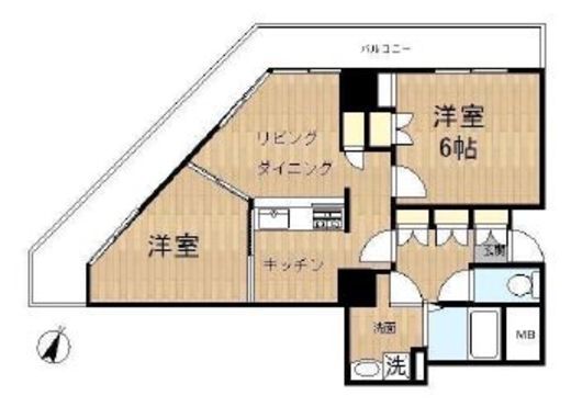 ジェイタワー西大井 25階 間取り図