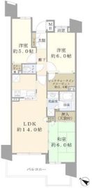 ザ・クレストリヴァシス 4階 間取り図
