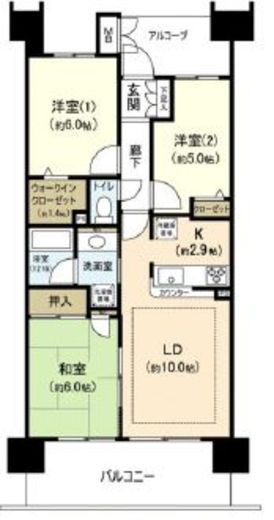 ベイステージ横浜432 8階 間取り図