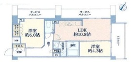 リビオ荻窪レジデンス 3階 間取り図