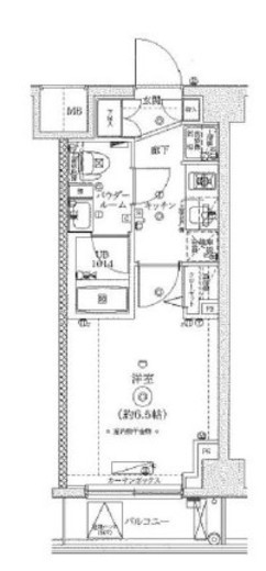 SQUARE CITY TSURUMI RIVERSIDE (スクエアシティ鶴見リバーサイド) 3階 間取り図