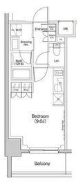 ザ・パークハビオ東長崎 604 間取り図