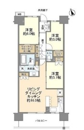 リビオシティ南砂町ステーションサイト 11階 間取り図